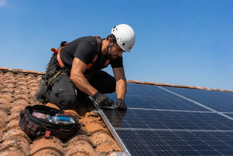 Maintenance et monitoring de panneaux solaires à Maylis